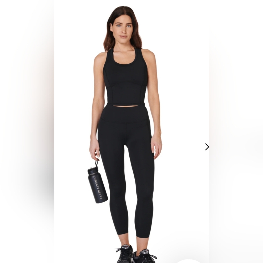 Sweaty Betty All Day Leggins 7/8 length in Black.